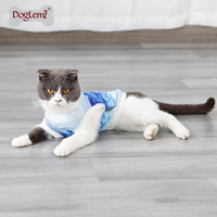 Vêtements d'été personnalisés de luxe écologiques et respirants pour chiens, grandes et petites tailles, avec motif de refroidissement en marbre.