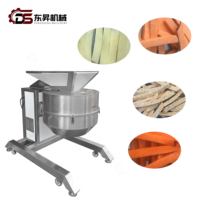 Máquina Cortadora de Frutas y Verduras de Gran Tamaño, Cortadora Industrial de Zanahorias y Pepinos en Tiras, Cortadora de Patatas para Papas Fritas