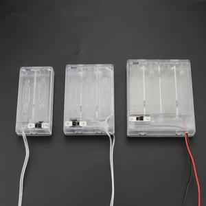 2X 3X 4X New AA pin chủ hộp Trường hợp với chuyển đổi 2 3 4 AA Pin lưu trữ hộp trường hợp + Cáp chì - Product Image 4