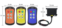 A400 orange 4 boutons mini contrôleur télécommande industrielle sans fil interrupteur pour ascenseur de voiture