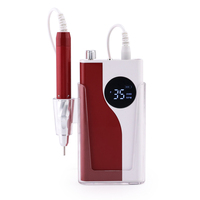 Machine à ongles professionnelle sans fil, sans balais, 85W, électrique, portable, kit de manucure pour ongles en acrylique