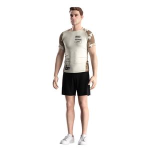 Camiseta de Compresión con Protección Solar y Patrón de Camuflaje, Elástica en 4 Direcciones, UPF50+, Tejido Transpirable para Deportes Acuáticos y BJJ Jiu-Jitsu - Product Image 2