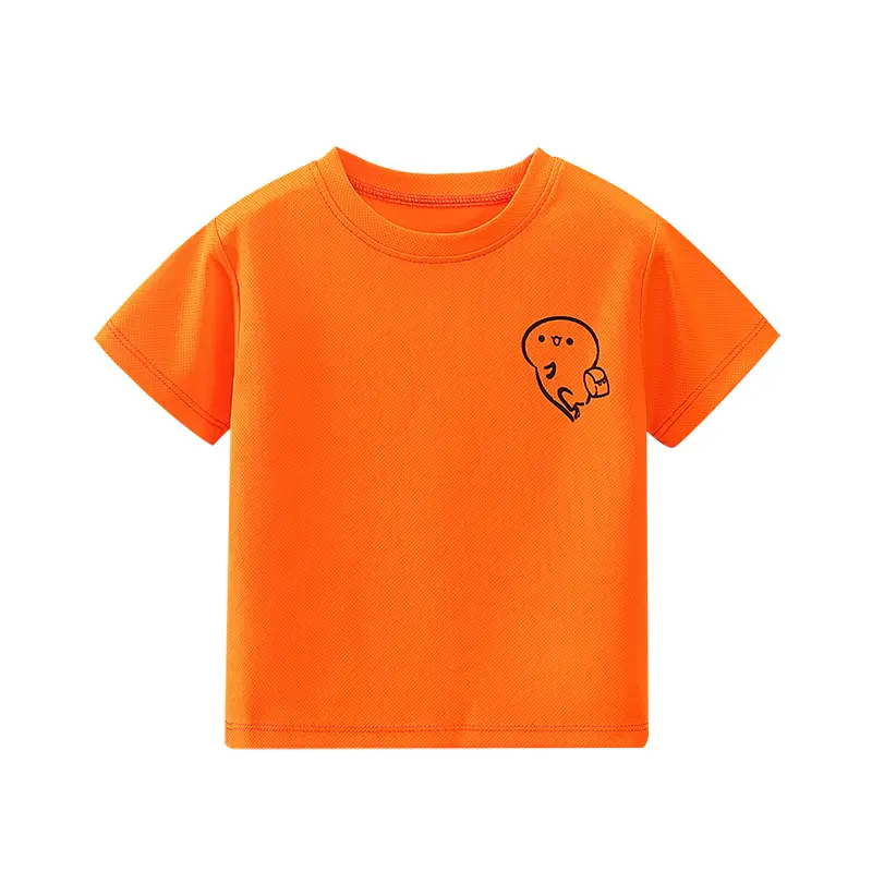 1-6 साल त्वरित सूखी लघु आस्तीन रिक्त बच्चा टी शर्ट बुनियादी पुष्ट रनिंग बच्चों पॉलिएस्टर टी शर्ट बच्चे शर्ट और सबसे ऊपर