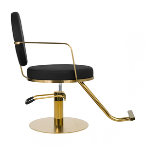 Venta caliente <span class=keywords><strong>Chic</strong></span> Simple Retro Design Black Leather Ladies <span class=keywords><strong>Barber</strong></span> Chair Equipo de salón elegante Debe tener Accesorios - Product Image 5