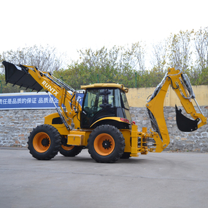 Runtx nouvelle conception 2.5 tonnes 4x4 388 b pelleteuse chargeuse avec godet plus grand - Product Image 5