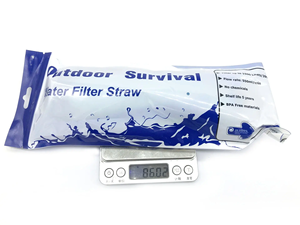 <span class=keywords><strong>Kit</strong></span> de paille de <span class=keywords><strong>filtre</strong></span> à <span class=keywords><strong>eau</strong></span> de survie-Filtration d'urgence extérieure portable pour la randonnée, le camping, la chasse et la préparation aux voyages - Product Image 6