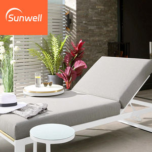 Meubles modernes à cadre en <span class=keywords><strong>aluminium</strong></span> Chaises longues table jardin patio salon hôtel <span class=keywords><strong>bain</strong></span> <span class=keywords><strong>de</strong></span> <span class=keywords><strong>soleil</strong></span> - Product Image 5