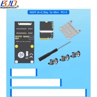 Venta Directa de Fábrica, Tarjeta Adaptadora M.2 NGFF A+E a Mini PCI-E MPCIe + Cable FPC de 30CM para Módulo WiFi BT