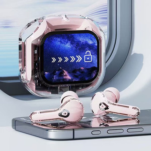 Écouteurs sans fil transparents Crystal Air39 TWS, écouteurs intra-auriculaires, auriculares, audifonos, écouteurs sans fil <span class=keywords><strong>air</strong></span> 39, écouteurs Pods Ultrapods <span class=keywords><strong>Pro</strong></span> 2 - Product Image 1