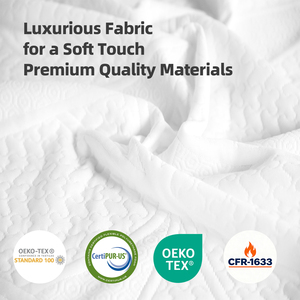 12-Inch Premium QUEEN <b>Mattress</b>-Premium 4-Layer Foam Sofa <b>Mattress</b> Modern Design Ultra-Breathable Bedroom Home Furniture - Product Image 4