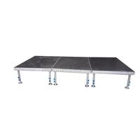 Système de treillis de scène d'événement populaire support de DJ personnalisé de haute qualité facile à installer scène télescopique à plate-forme transparente en verre