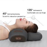 Oreiller cervical moderne Yun en mousse à mémoire de forme, forme convexe, chauffant, pour le soutien du cou et le massage du sommeil, avec thérapie non-trochogénique pour la colonne vertébrale