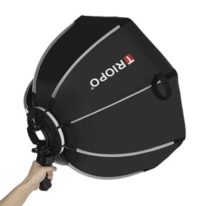 TRIOPO <span class=keywords><strong>KS120</strong></span> 120cm Pliable Octogone Softbox Support Montage Soft Box Poignée pour Godox Yongnuo Speedlite Flash Light - Product Image 2