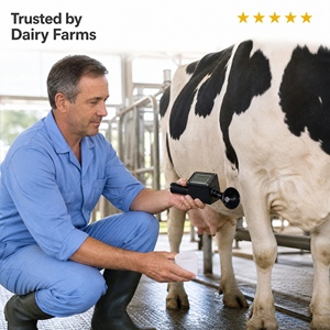Tragbarer Subklinischer Mastitis-Detektor Versteckte Mastitis-Erkennung Tragetasche LCD-Display Individuelle Melkquartier-Tests für Kühe - Product Image 6