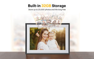 10 Inch IPS Touch Screen WiFi Digital <strong>Photo</strong> Frame with 32GB <strong>Storage</strong> Smart Electronic Picture Frame for Home Family Gift OEM - Product Image 4
