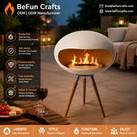 Cheminée à éthanol moderne pour table, portable, pour intérieur et extérieur, foyer décoratif avec coque métallique de qualité supérieure