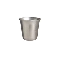 Gobelet vintage en acier inoxydable 304 pour boissons froides, café, eau, jus, utilisation en restaurant et barbecue