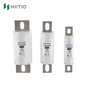 HCHVF1000 <span class=keywords><strong>Prix</strong></span> usine Fusible CC haute tension 1000V 30-800A Fusible à corps rond 50kA pour applications automobiles et stockage d'énergie - Product Image 1