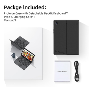 Custodia per Tablet in Offerta con Tastiera Smart Touchpad Rimovibile per <span class=keywords><strong>Samsung</strong></span> Galaxy <span class=keywords><strong>Tab</strong></span> <span class=keywords><strong>A8</strong></span> 10.5" - Product Image 6
