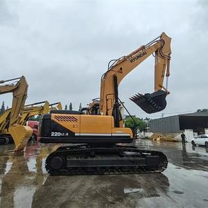 Excavatrice R220LC-9S d'occasion Hyundai de Corée du Sud 22 tonnes 22 t 22 t à vendre axée sur les composants du moteur central et du moteur - Product Image 1