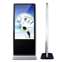 Totem numérique à poser au sol pour voiture, kiosque lcd de 49 pouces, boucle vidéo HD