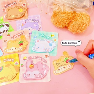 Cute Cartoon <b>Sticky</b> <b>Notes</b>, Portable Student Memo Pads Office School Planner Message Stickers - Product Image 4