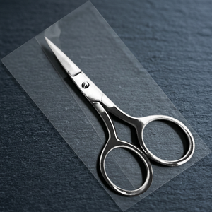 Ciseaux de manucure professionnels en acier inoxydable, lames courbées de précision, pour la coupe des cuticules, poignée en acier pour droitiers - Product Image 6