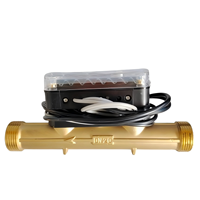 Smart Life Wireless Ultrasonic Brass Water Meter DN15 DN20 DN25 LoRa GPRS NB-IoT IP68 OEM Garansi 3 Tahun Pembacaan Digital Jarak Jauh