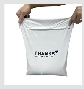 Wholesale Thank You Self Sealed PE Plastic Envelope Poly Shipping Packaging Clothing Mailing Bag