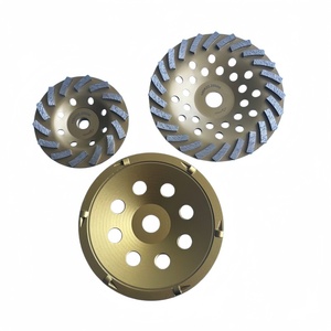 Disque diamanté PCD turbo de qualité européenne, longue durée de vie, 180 mm, trou de 22,23 mm, grain moyen fin, pour le meulage du béton et des carreaux - Product Image 1