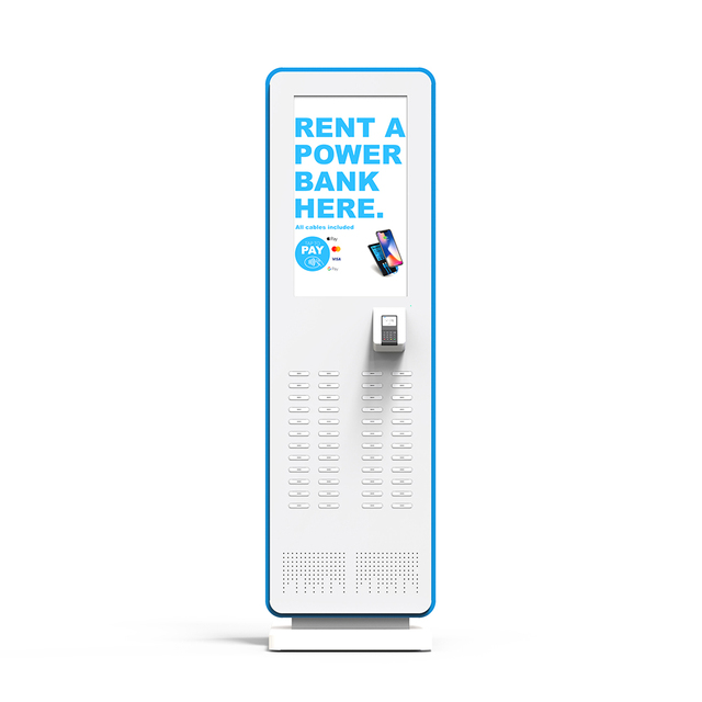 Relink Powerbank Sharing Station Charge 48slots with Screen and POS Support ,NFC Machine