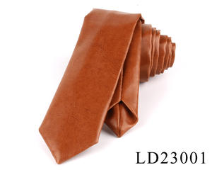 Cravatte Sottili in Pelle per <span class=keywords><strong>Uomo</strong></span>, Casual, Nero e Marrone, 5,5 cm, per Matrimoni - Product Image 6