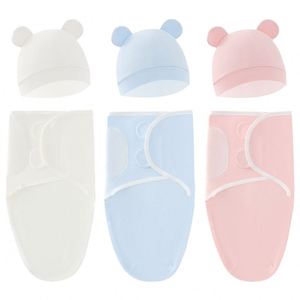 3 pezzi In <span class=keywords><strong>un</strong></span> Set di vestiti di bambù all'ingrosso per bambini <span class=keywords><strong>sacco</strong></span> <span class=keywords><strong>A</strong></span> <span class=keywords><strong>pelo</strong></span> solido con cappello per neonato - Product Image 2