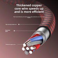 Kabel USB-A ke Type-C Anyaman Nilon 10W Pengisian Cepat dan Transfer Data untuk Android iPhone Samsung Kamera Komputer
