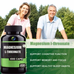 O magnésio Threonate do OEM de Ausreson encerrava cápsulas do magnésio L-Threonate da nutrição 500mg 2000mg - Product Image 2