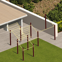 Barres de traction en acier inoxydable durable pour équipement de sport extérieur, barres de gymnastique, barres de traction pour une résistance élevée, respectueuses de l'environnement, garantie 5 ans