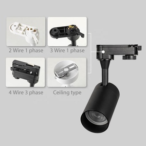 Hệ Thống Theo Dõi Đầu Di Chuyển Hiện Đại Bằng Nhôm Có Thể Điều Chỉnh Đèn Led Theo Dõi Cố Định Gu10 - Product Image 4