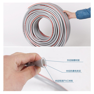 สายยางรดน้ำกู๋หม่า รุ่ยเซียง แบบหนาพิเศษ สีเทา ทำจาก PVC ทนแรงดันสูง สำหรับล้างรถและใช้งานกลางแจ้ง - Product Image 2