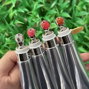 Tỏa sáng cao 8 Màu sắc hương vị trái cây Khối lượng tối đa lâu dài Lip Plumper bóng nhãn hiệu riêng - Product Image 3