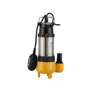 Lonkey vertical stainless steel sewage submersible pump with float switch