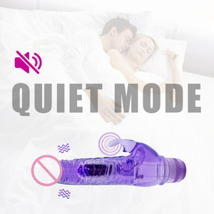 Cristallo medico TPE realistico variabile <span class=keywords><strong>Multi</strong></span> velocità clitoride vibrante vibratore coniglio vibratori Dildo per le donne - Product Image 5