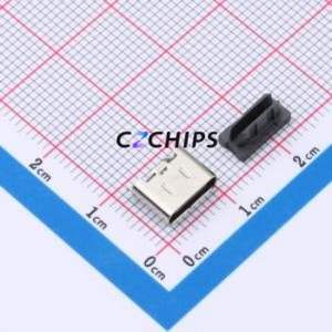 YTC-TC6-565A USB Connector SMD Connector ( Connector Type: Type-C )( Gender: Female )( Mounting Type: Vertical Mount ) - Product Image 1