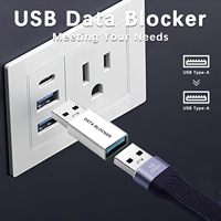 Adaptateur de sécurité anti-vol de données USB, protecteur anti-Juice Jacking, Type-C Defender Condom pour la sécurité de charge des ordinateurs portables, téléphones mobiles et PC