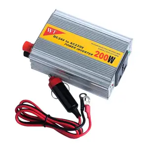 200w car power inverter converter dc 12V to ac 110v/220v modified sine wave inverter with USB 5V 1A car charger adapter