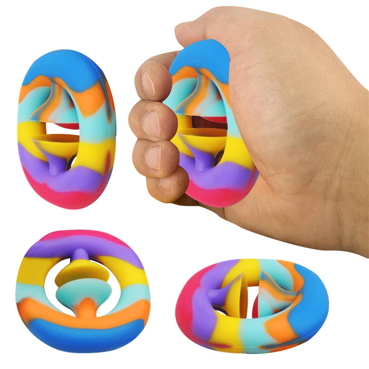 Anti Stress Finger Hand Grip Stress Reliever Adult Child Fidget Toy Bracelet Stress Snapper Fidget Toys Dropshipping