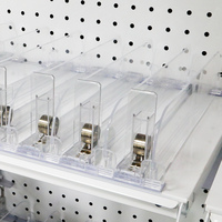 Diviseur d'étagère automatique en plastique pour supermarché, distributeur de canettes, organisateur de compartiments pour bouteilles de lait et poussoir de boissons