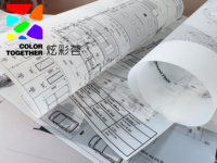 Película para Plotter CAD para Dibujo Técnico, Alta Absorción de Tinta para Impresiones Nítidas