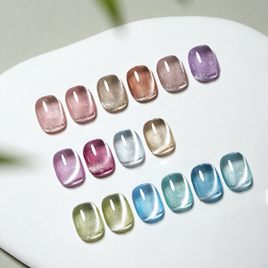 Vernis à ongles gel œil de chat AILANUO 16 couleurs vert cerise lime OEM/ODM vernis à ongles gel œil de chat Hema TPO fournitures de manucure - Product Image 2