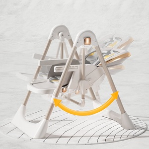 Chaise haute convertible pour bébé, best-seller, avec coussin amovible et base antidérapante pour la <span class=keywords><strong>crèche</strong></span> à domicile, facile à nettoyer - Product Image 3