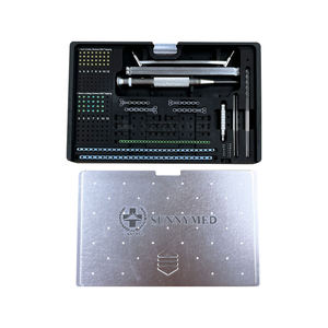 Set ortopedi hewan peliharaan rekonstruksi tulang hewan peliharaan implan dan instrumen 1.6mm pelat pengunci dan sekrup - Product Image 5